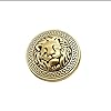 10PCS Bottoni Vestiti - Bottone Bottoni Moda Bottone Rotondo a Forma di Bottone per Uomo Blazer, Cappotto, Divisa, Camicia, Completo e Giacca ( Argento, 15mm