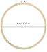WOWOSS 8 Pieces 8 Inch Embroidery Hoops Wooden Round Adjustable Bamboo Circle Cross Stitch Hoop Ring Bulk for Embroidery and Cross Stitch Art Craft Handy Sewing