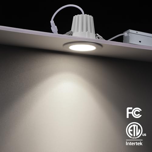 TORCHSTAR 6-Pack 5CCT 2 Inch LED Recessed Lighting, Anti-Glare, CRI90 by TORCHSTAR - Used condition - Image 2