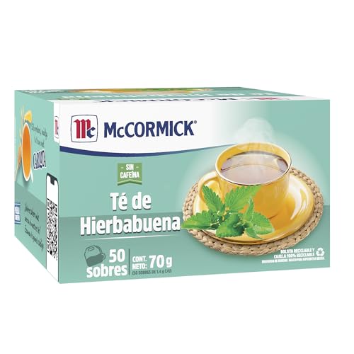 Jabones, Grocery McCormick Té de Hierbabuena 50 sobres