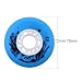 JCXYL EV 88A Inline Skate Wheels 72mm 76mm Roller Hockey Skates Replacement Wheels for Indoor Outdoor Skating Accessory 4 Pack,Blue,76mm