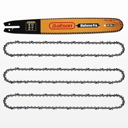 18 Inch Chainsaw Bar and Chain Combo Fit Stihl .063 Gauge .325 Pitch 68 Drive Links Replacement Chains Fit Stihl 021 023 025 MS250 MS361 MS230 MS210 26RS 68 for Oregon L68 (3 Chains+ 1 Bar)