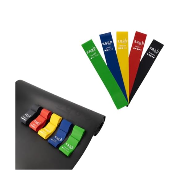 Fitness Resistance Bands Set Stretch Bands for Exercise Bands Resistance for Home Workout Bands, with Handles Bands for Working Out Portable Fitness Bands Resistance Bands for Women Elastic Band - Image 5