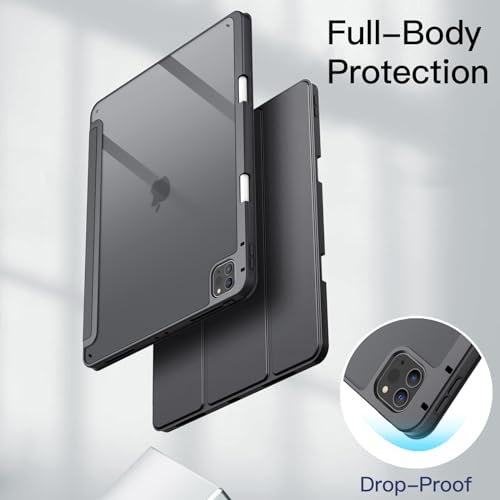 JETech Case for iPad Pro 12.9-Inch (2022/2021/2020/2018) with Pencil Holder - Image 4