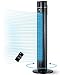 Price comparison product image PureMate 43-inch Tower Fan with Air Purifier & Aroma Function, 3 Speed Settings, Large LED Display, 8-Hour Timer, Oscillating Portable Electric Floor Bladeless Fan for Bedroom, Home & Office