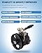 ECCPP Power Steering Pump fit for Nissan Maxima 1995 1996 1997 1998 1999 2000 2001 2002 2003 3.0L 2988CC 182Cu. In. V6 GAS DOHC Naturally Aspirated Replace #21-5933