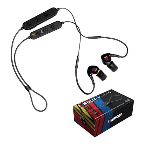 AXIL GS Extreme NASCAR 2.0 Shooting Ear Buds – Hearing Enhancement & Noise Isolation Bluetooth Earbuds – w/Dynamic Speakers – 25-Hour Cover