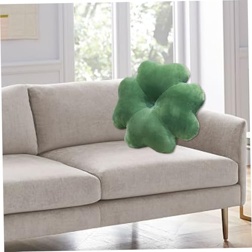 Oreiller trèfle à 4 feuilles doux pour décorer votre canapé ou lit douillet