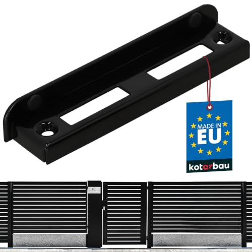 KOTARBAU® Gâche de Portail de Jardin, Butée de Portail à Visser, Acier