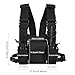 abcGoodefg Radio Chest Harness Chest Front Pack Pouch Holster Vest Rig for Two Way Radio Walkie Talkie(Rescue Essentials) (Black)