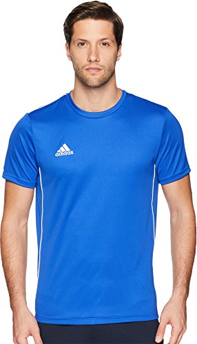 adidas Men’s Core18 Jersey, Bold Blue/White, Small