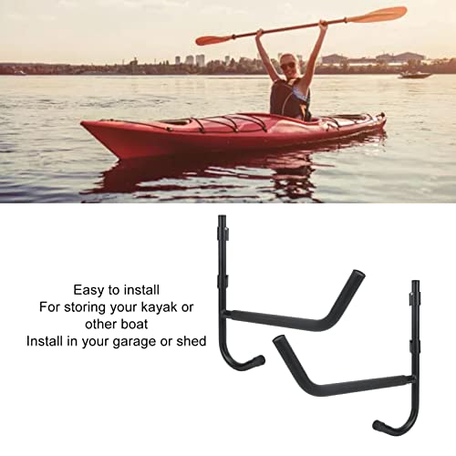 Yuecoom Kayak Storage Rack, Heavy Duty Folding Rotatable 90 Degree Paddle Board Hook Surfboard Wall Mount Hanger Kayak Paddle Holder for Garage Shed