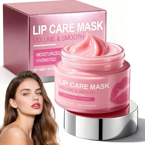 Mascarilla Labios,Lip Sleeping Mask 50g,Hydrating And Exfoliating Lip Balm,Reparador Labial,Tratamiento Nocturno Para Labios Secos Y Agrietados