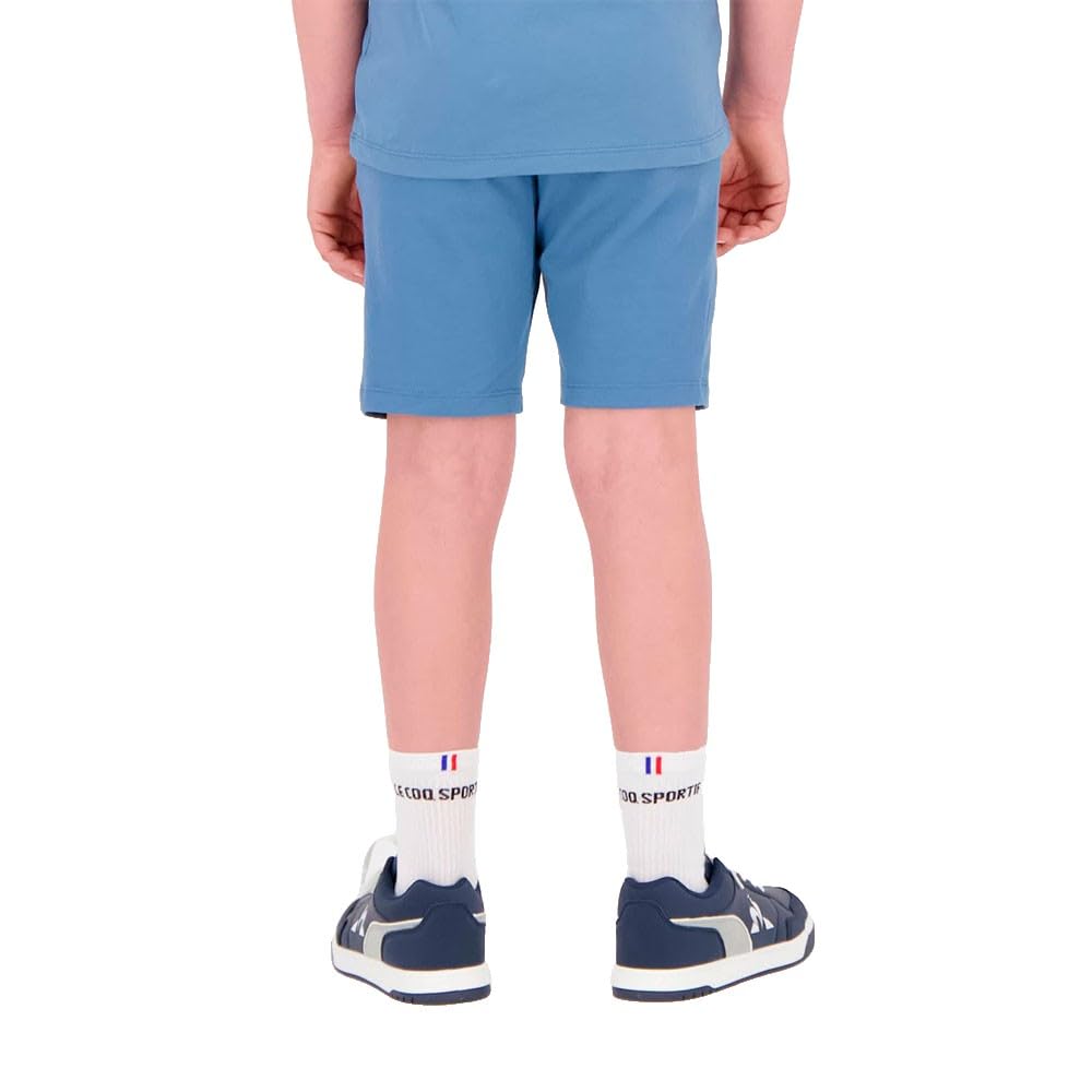 Le Coq Sportif - ESS Spodenki dziecięce Regular N°1 - Miękka bawełna Najwyższej jakości Sport rekreacyjny Unisex - Komfort i trwałość - Rozmiar 12 lat - Kopenhaga Niebieski