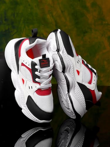 Image of ASIAN Kids UNITY-01 Stylish Sports mid Top Running and Walking Shoes with Velcro for Boys and Kids with Upper mesh for Extra Comfort