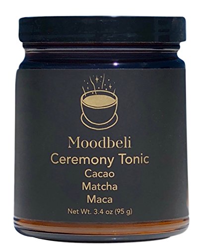 Moodbeli - Organic Ceremony Tonic - Raw Cacao, Matcha Green Tea + Maca (3.35 oz / 95 g)