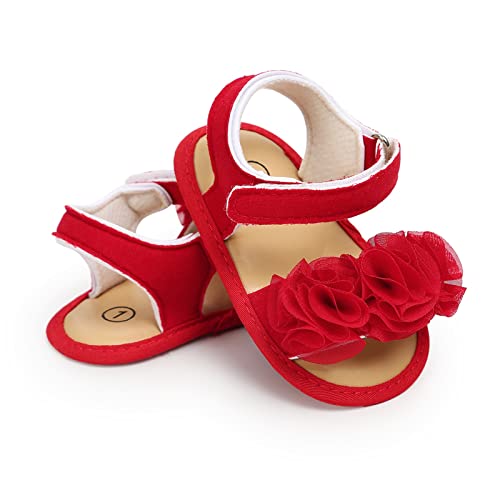 Baby Infant Girls Rose Princess Sandals The Floor Barefoot Non Slip First Walkers Prewalker Walking Shoes for Babies2