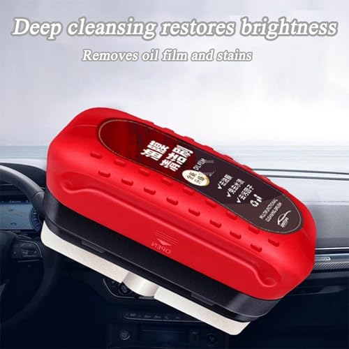 Windschutzscheiben Reiniger,Glas-Olfilm-Entferner,120 ml Auto-Windschutzscheibenreiniger,Glasfilmentfernungsflüssigkei Automotive Oil Film Cleaning Brush Glastransparenz leicht Wiederherstellen