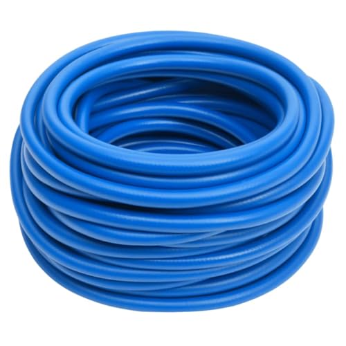 vidaXL Luftschlauch, Druckluftschlauch für Kompressor, Kompressorschlauch max. Arbeitsdruck 60 bar, Pressluftschlauch Schlauch, Blau 0,6 2m PVC