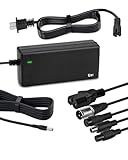UZI 54.6V 2A Charger (6 Plugs Universal) for Fast and Safe Charging of 48V Li-ion Battery for Electric Scooter/E-Bike/Bicycle/Pedicab,etc.