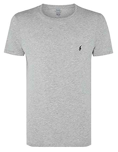 Image of Ralph Lauren Men's Pony Logo T-Shirt (Large, Gray-Heather)