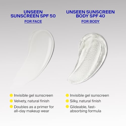 Image of Supergoop! Unseen Sunscreen Body SPF 40 - Clear & Invisible Sun Protection - 3.4 fl oz - Weightless & Scentless - Water & Sweat Resistant - For All Skin Types