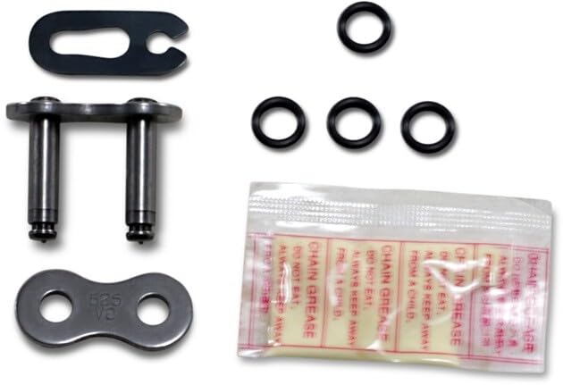 ATV&UTV Replace Parts & Accessories for DID 525 VO Series O-Ring Chain FJ Press Fit Master Link Natural Mod-BBM45-FV7286