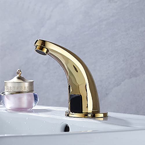 Grifo de cobre con sensor para lavabos modernos 7