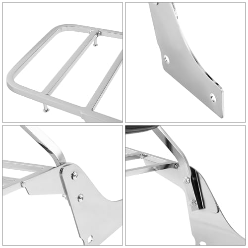 XMT-MOTO Chrome Sissy Bar Set