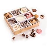 Happy Birthday Chocolate Grazing Box, Box of Assorted Chocolates with Chocolate Dip | The Gourmet Chocolate Pizza Company