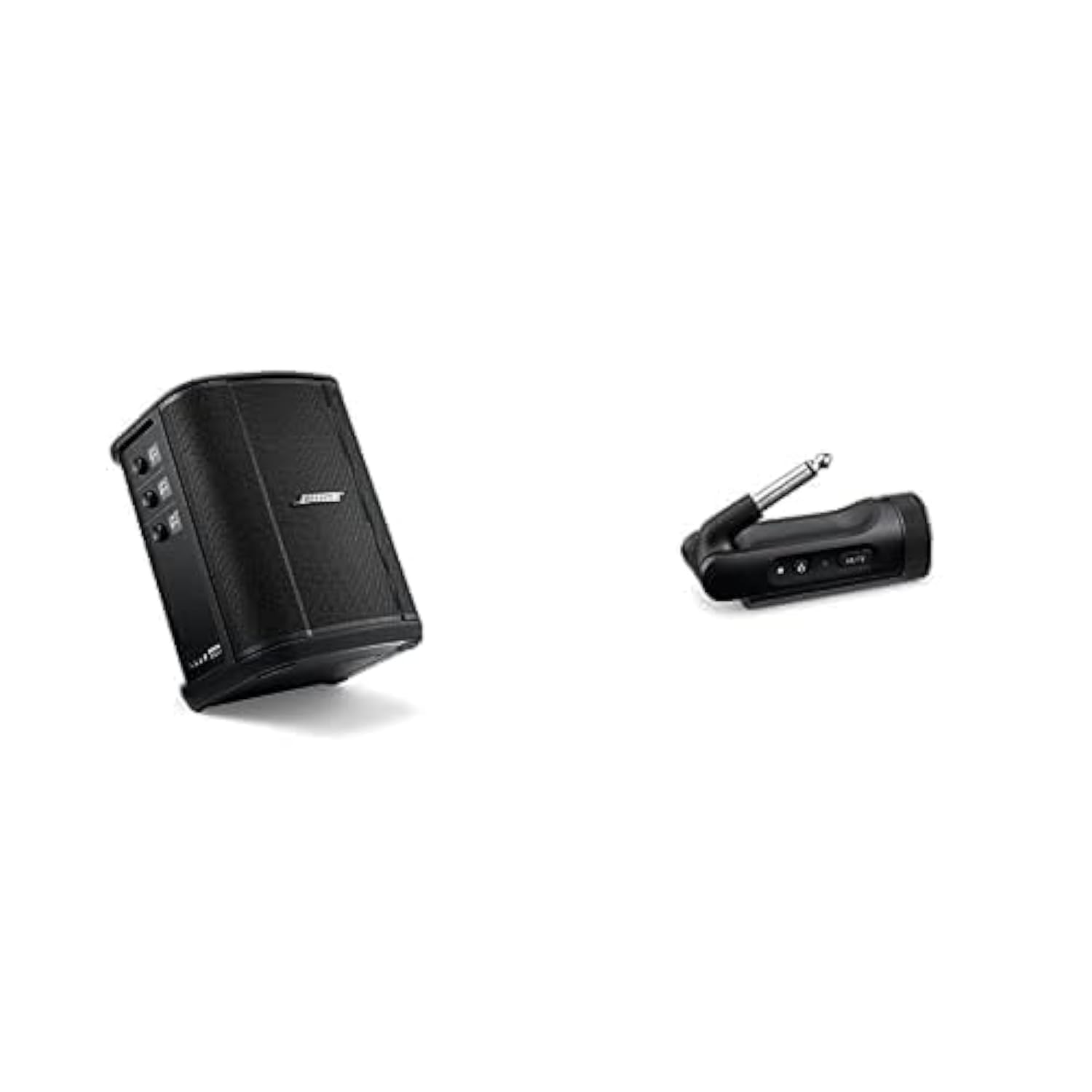 Bose New Bose S1 Pro+ All-in-one Powered Portable Bluetooth Speaker Wireless PA System, Black + Transmitter
