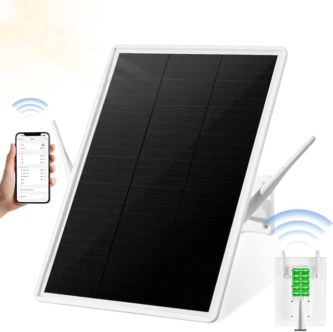 Solar Wind Router Solar Outdoor 4G Router with sim Card Slot,Outdoor WiFi Router with 15W ...