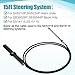 Looklardy SSC13415 15Ft Mechanical Rack & Pinion Steering Cable Compatible with SB39526P,SB39544P Bezel Kits for Back Mount Steering System & SH5210P,SH5230P Helm Units Fits for SS14115,SS15115