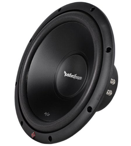 Rockford Fosgate R2D4-12 12" 1000W 4 Ohm Subwoofers (Pair) + Dual Vented Sub Box #TOP1