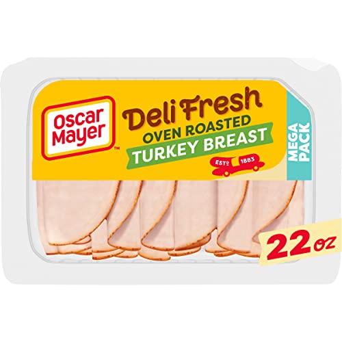 Oscar Mayer Deli Fresh Oven Roasted Turkey Breast Sliced Lunch Meat Mega Pack cover