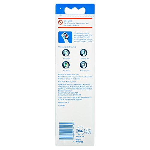 Image of Oral-B 3D White Replacement Electric Toothbrush Heads Refills, 2 Pack
