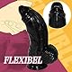 24.5 * 6.8 Dicker-Dildo, XXL Realistischer GroßEr Dildo mit Starkem Saugnapf, Black Monster Dildo, Herren Analdildos Analplug, Damen-G-Punkt-Stimulation Fantasy Dildo