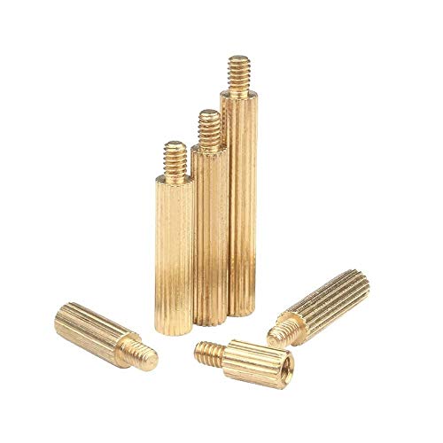 Perno de cobre M2 circular recto macho hembra para separación de placas PCB 40pcs 4