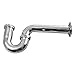 Oatey 704DF-1 Dearborn Brass 1-1/2-Inch P-Trap without Cleanout with Deep Flange