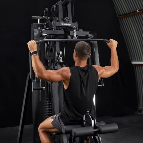 HAMMER Finnlo Kraftstation Autark 1500, Multigym, inkl. Zubehör, Fitnessstation für Zuhause, über...