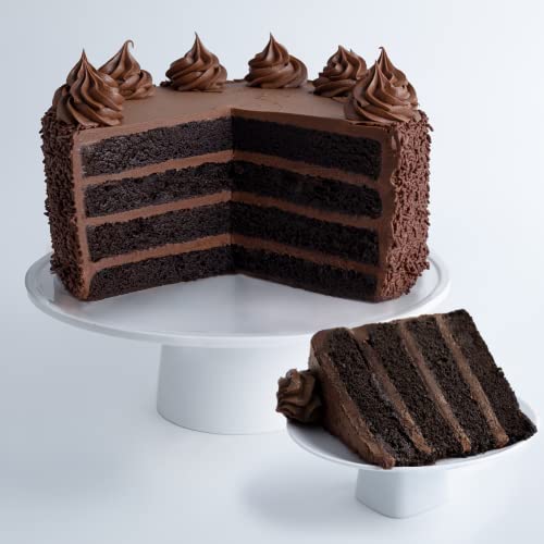 Carlo’s Cake Boss Chocolate Fudge Cake, Large 10” Size - Serves 10 to 12 - Birthday Cakes and...