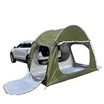 Car Tent 2-3 People, 3-Sided Breathable Door Tailgate Tent With Great Waterproof/Windproof, Outdoor Use SUV Tailgate Awning, Suitable For Various Models (Green)