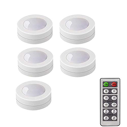 キャビネットの下のタッチセンサー60LM LEDライト台所石の階段のクローゼットの夜のランプ??のバッテリーの電源を入れた,5lamp,Warm White