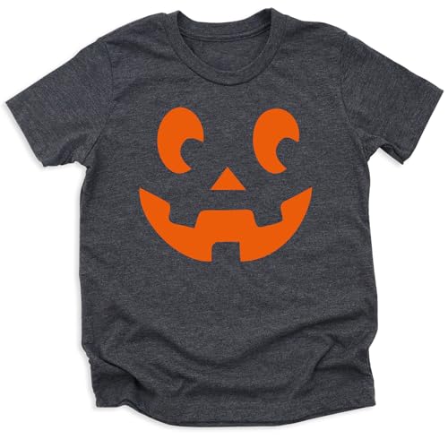 Family Halloween Costumes, Custom Pumpkin Face Shirts, Matching Group Tshirts, Spooky Pumpkin Expression Print Apparel for All Ages3