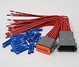 Deutsch DT 12-pin Pigtail Kit 14AWG Pure Copper GPT Wire, Made in USA