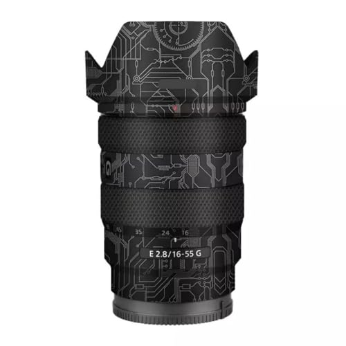 Film protection objectif Sony E 16-50 mm II autocollant vinyle noir