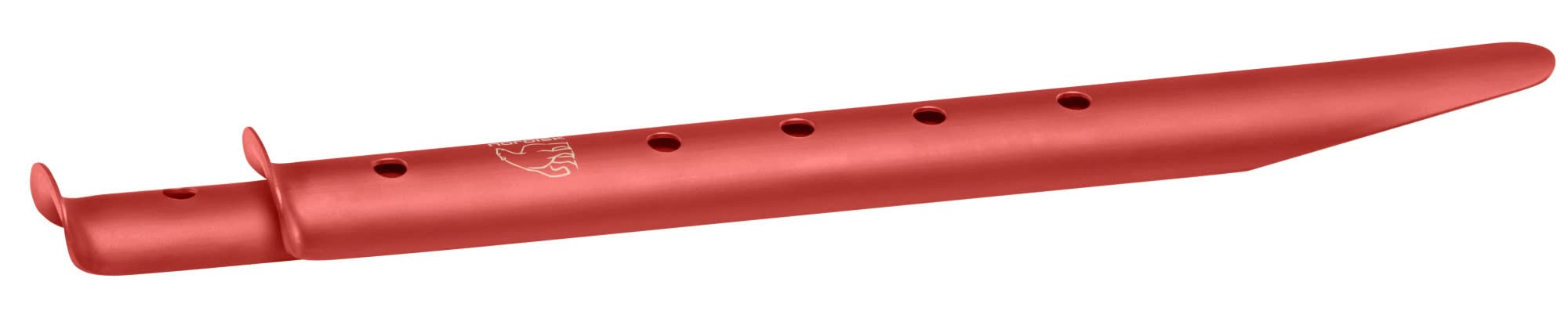 Nordisk Aluminium Snow and Sand Pegs 6-Pack Rot - Langer breiter Hering, 6 Stück, Größe One Size - Farbe Bossa Nova