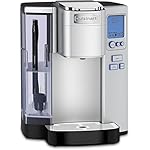 Cuisinart Coffee Maker, Single Serve 72-Ounce Reservoir Coffee Machine, Programmable Brewing & Hot Water Dispenser, Stainless Steel, SS-10P1,Silver