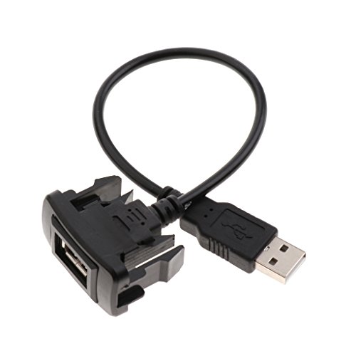 Kesoto USB 2.0 Charger Cable - Male to Female USB Port Socket Cord Connector for Toyota HILUX VIGO FORTUNER 2004-2012