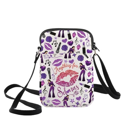 WZMPA Singer Album Crossbody Bag Singer Fans Gift Singer Lyric Shoulder Bag Singer Concert Merchandise (Anything -CB)